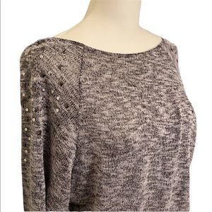 SJS stud embellished sweater